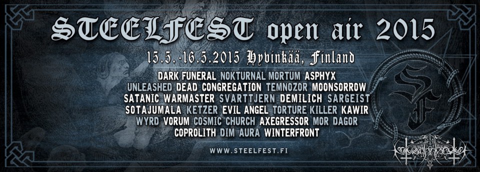 Steelfest 2015 line-up